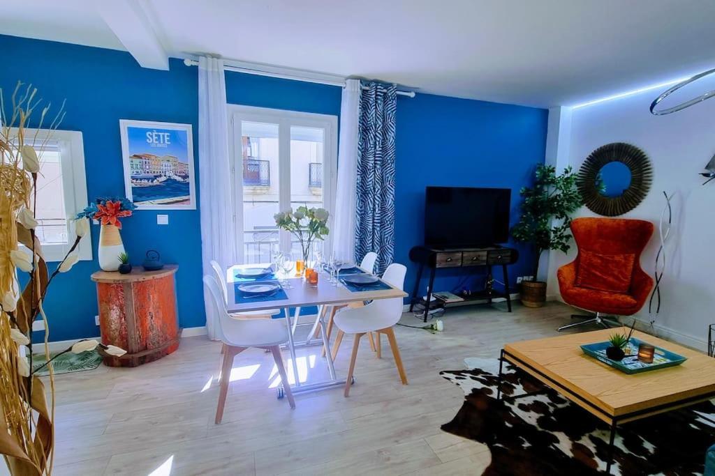 Le Clavel Superbe Deco, Centre Historique, Climatise, Parking A Proximite Apartment Sète Exterior foto