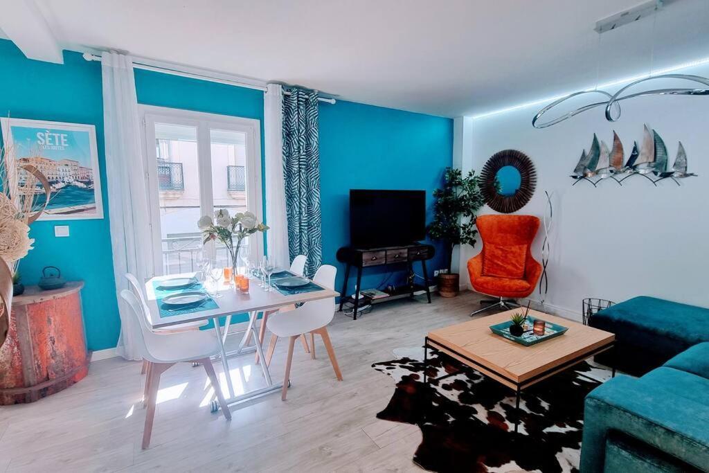 Le Clavel Superbe Deco, Centre Historique, Climatise, Parking A Proximite Apartment Sète Exterior foto